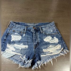 American Eagle Vintage High-Rise Festival denim short jeans high waisted